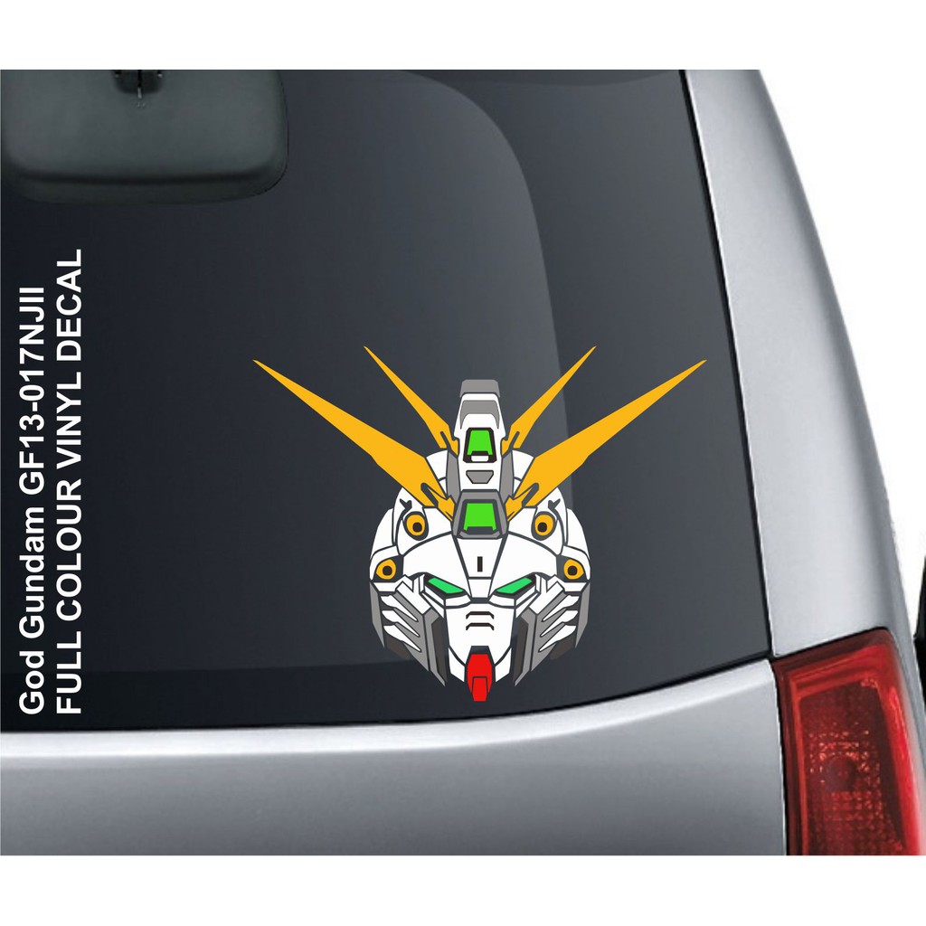 

Sticker Stiker Cutting God Gundam