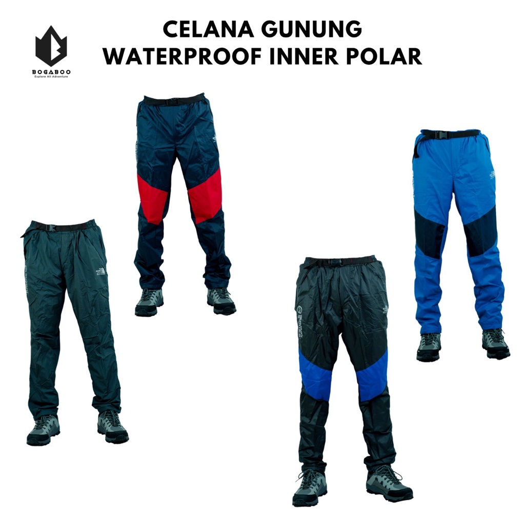 Celana Waterproff - Celana Panjang Inner Polar - celana gunung - celana hiking - celana outdoor