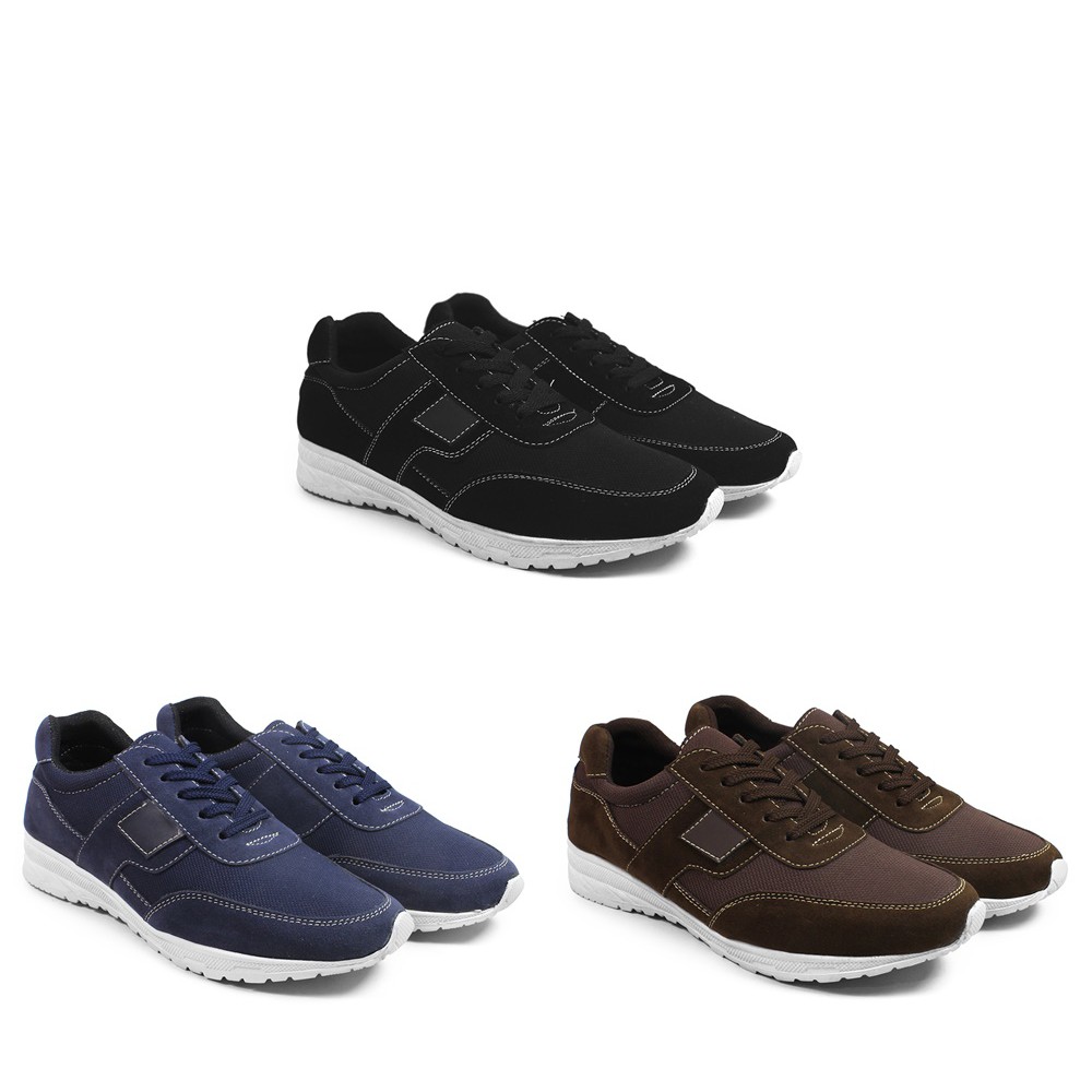 MS SHOP - Sepatu Pria Walkers Sanji Kasual Sneakers Bertali Sneker Sport Cowok Keren Skate Campuss