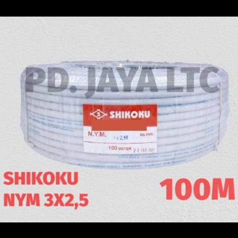 Shikoku Kabel NYM 3X2,5mm 100m meter 3x2.5 100m 3 x 2,5 cable 3 x 2.5 ada stock