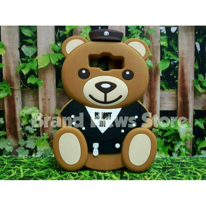 Case 3D Teddy Bear Samsung J7 2016 /Karakter/Soft/Silikon/4D/Rubber