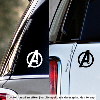 Stiker Avengers Logo Cutting Sticker Mobil Motor