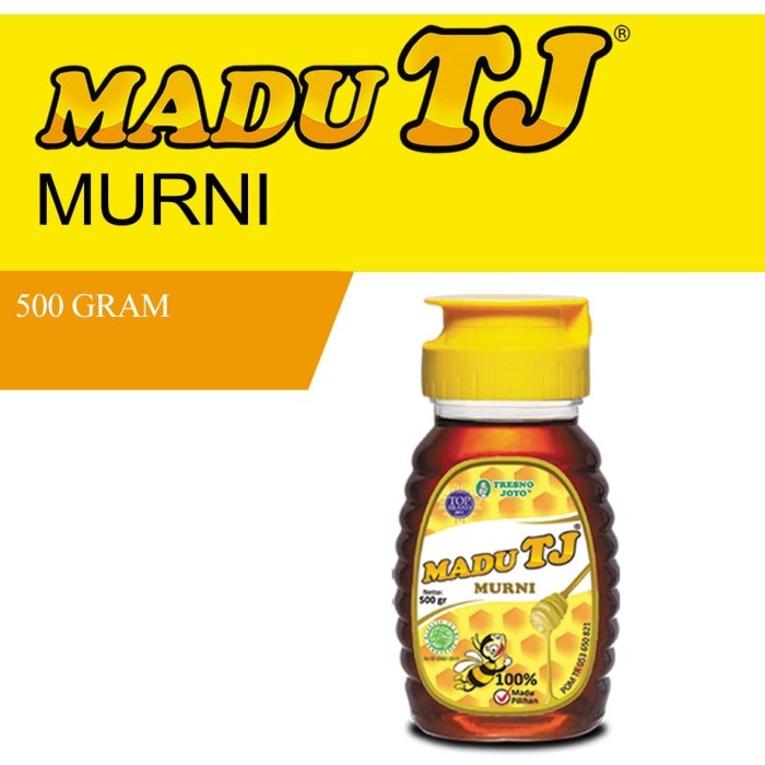 

madu- madu tj murni 500 gr -madu.