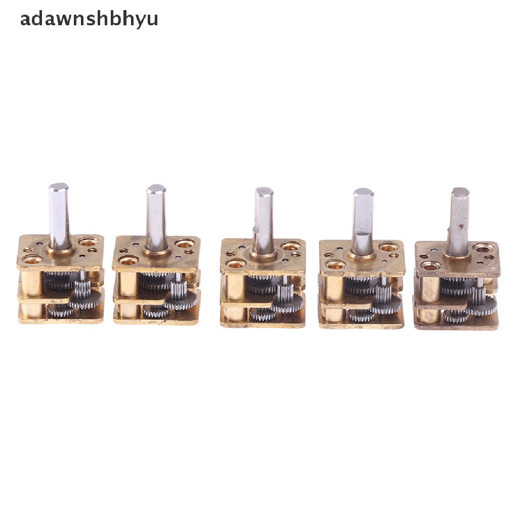 Adawnshbhyu 5pcs All metal gear reducer N20 reducer gearbox Pengecil DIY N20 Geared Motor