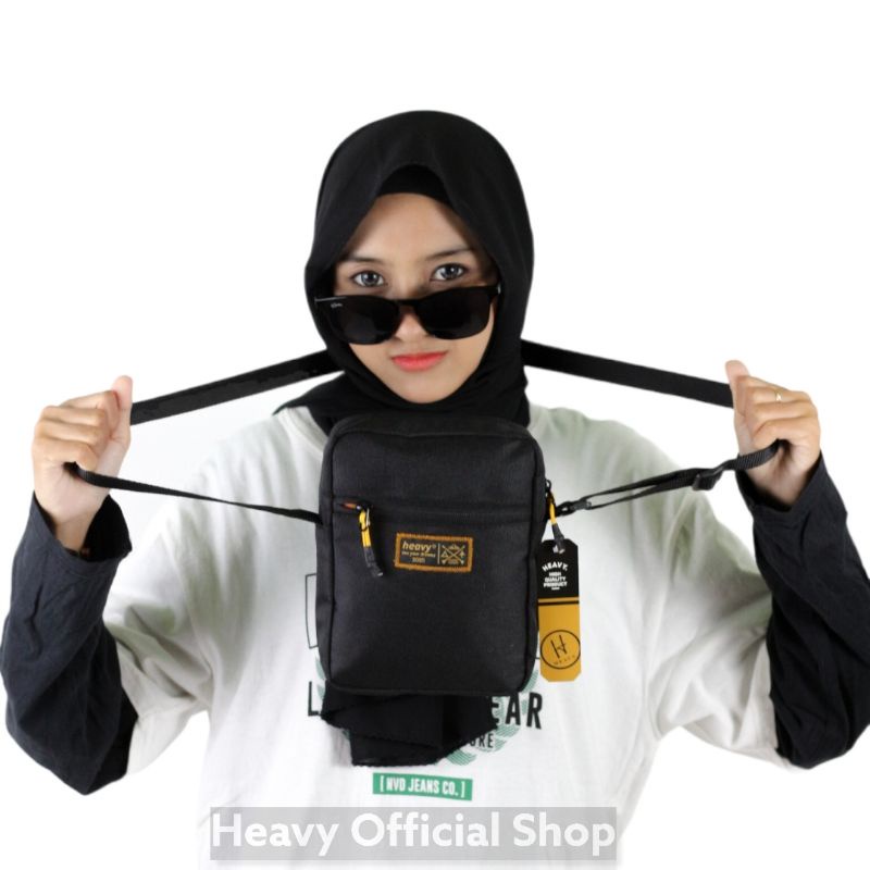 [HEAVY.BAG] SLINGBAG ORIGINAL HEAVY. TAS SELEMPANG . SLINGBAG HEAVY . TAS PRIA HEAVY . SLINGBAG MINI