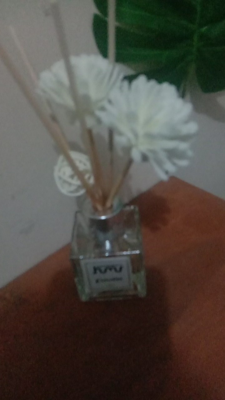 Taffware Humi Black Rose Parfum Ruangan Aroma Diffuser Reed Sticks Rattan Ball Pengharum 50ml