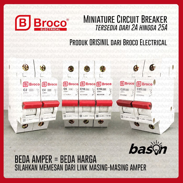 BROCO MCB 16A - 1P 17316C