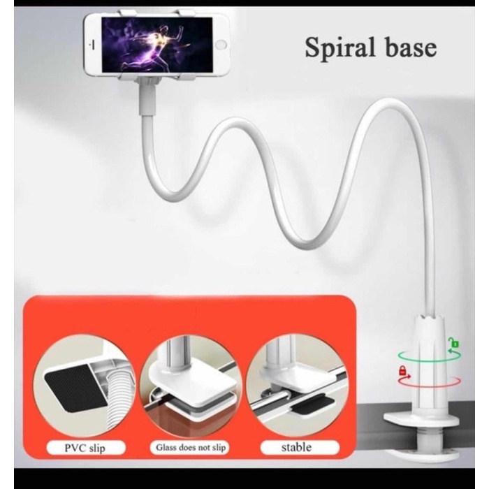 Lazypod Spiral SmartPhone Base Universal Holder Universal Stand