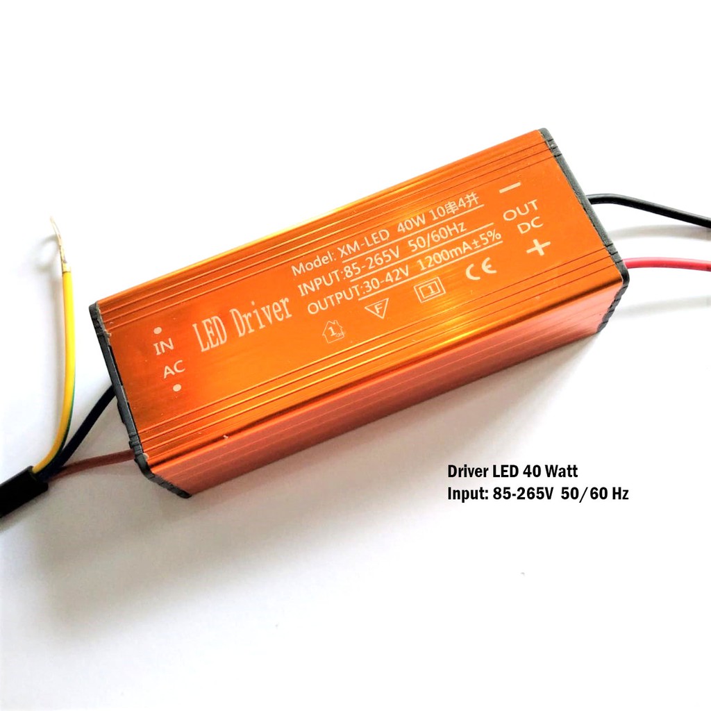 LED Driver 40 watt WATERPROOF CASING BESI