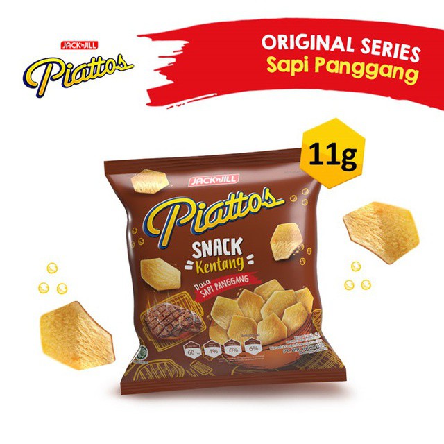 

Piattos Snack Rasa Sapi Panggang Karton Isi 8 Renceng @10 Pcs