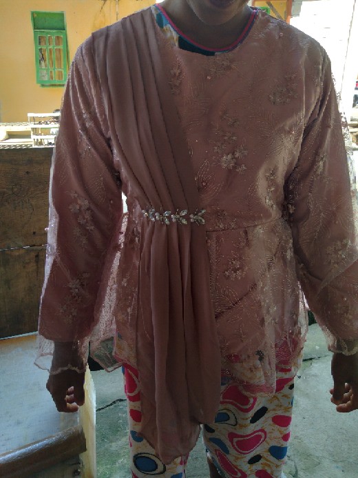 Maura Couple - Sania Ruffle Batik Couple Ori Ndoro Jowi Dnt Garansi Termurah Shopee - Cp Mote Dusty