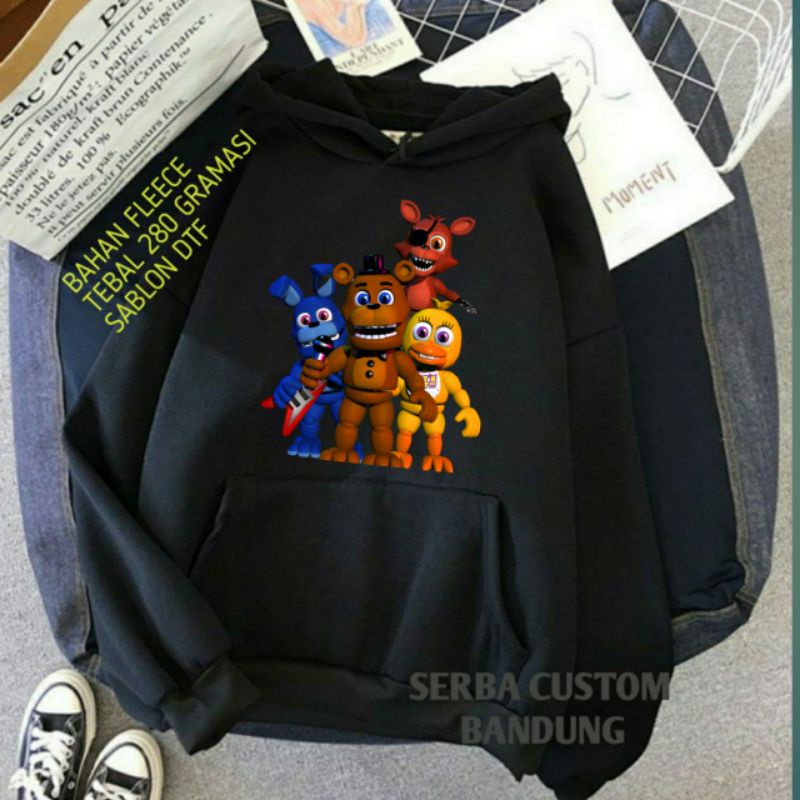 HOODIE ANAK FNAF (FIVE NIGHTS AT FREDDY'S)