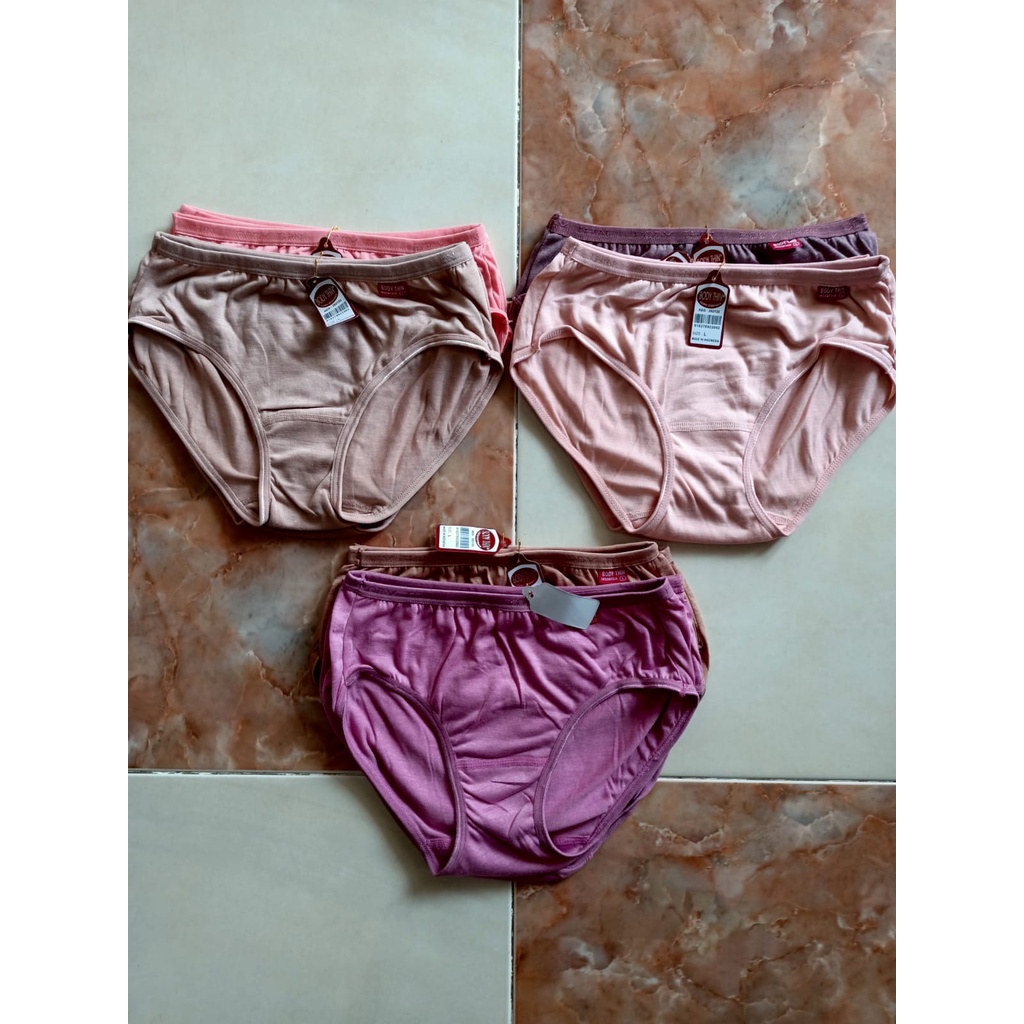 6 PCS Cd body thin - Celana dalam wanita - ukuran M,L,XL,xxl