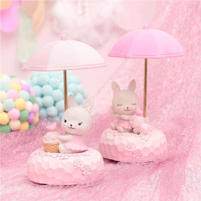 LRC Lampu Tidur Hiasan Anak Cute Bedroom LED Lamp with Umbrella