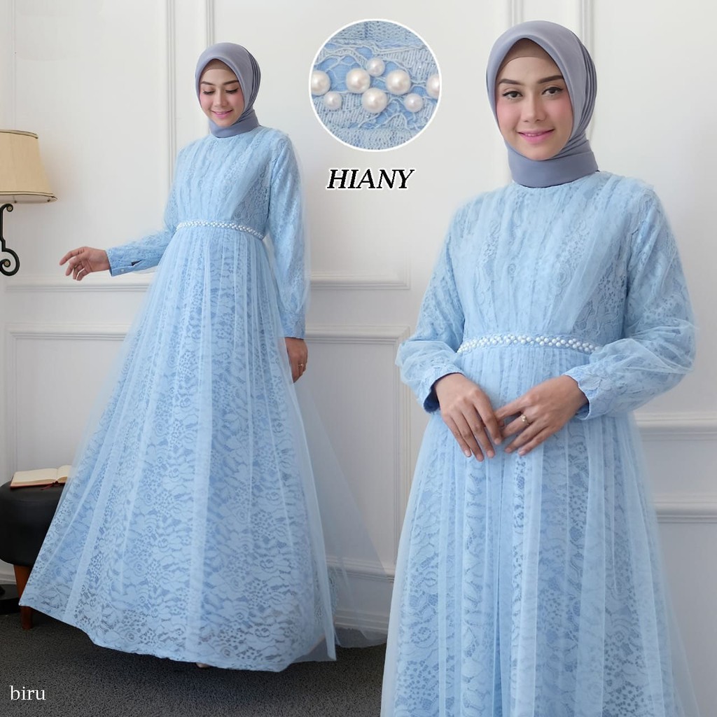 [SPECIAL RAMADHAN] GAMIS PESTA HIANY / BAJU MUSLIM PESTA / GAMIS BRIDESMAID / DRESS BRIDESMAID