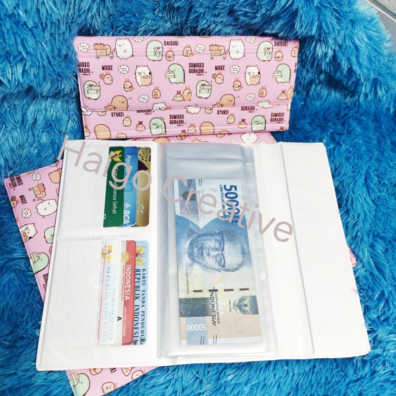 DOMPET SUMIKKO GURASHI KARAKTER( PINK ) - DOMPET DISIPLIN KEUANGAN BULANAN