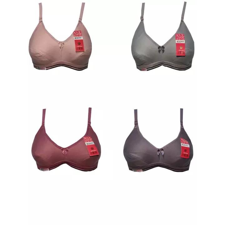 RC Bodyfit Bra Wanita/Sport Bra/Bh Bodifit Bra Tanpa Kawat dan Tanpa Busa List Karet Size 34-42-5