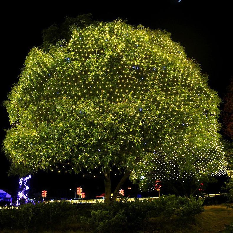 (COD) LAMPU TAMAN JARING WATERPROOF | LAMPU OUTDOOR JALA | LAMPU DEKORASI TAMAN | LAMPU DEKORASI PES