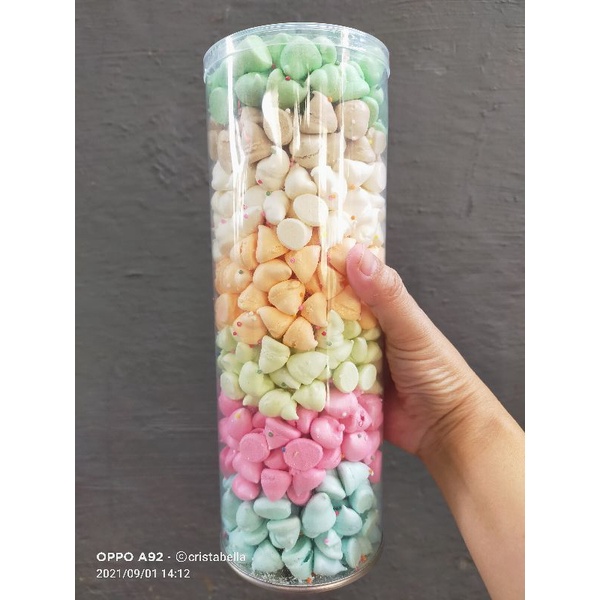 

mini meringue tabung besar