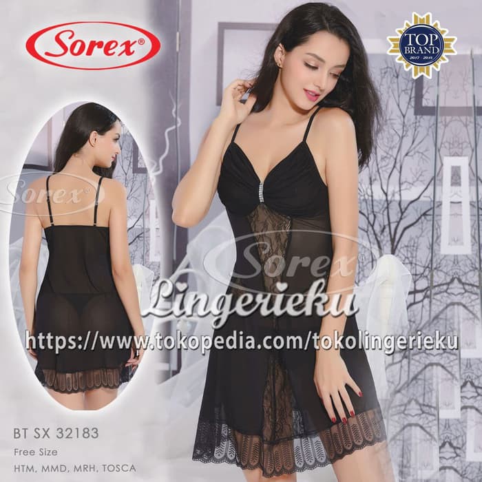 Baju Tidur Wanita Seksi Transparan Lingerie Sorex BT SX 32183