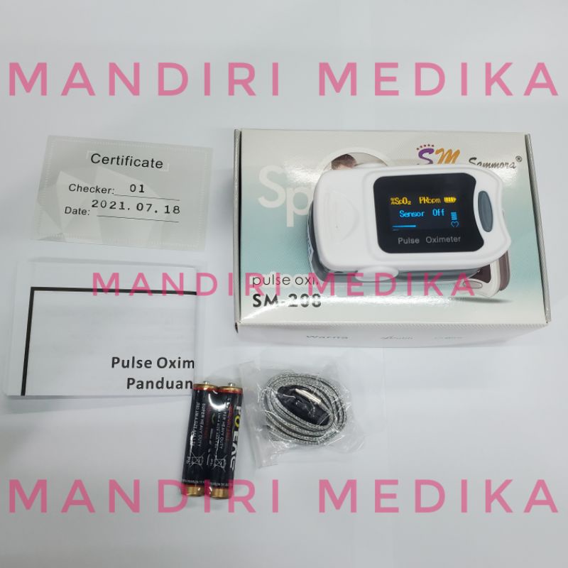 Oxymeter Sammora SM 208 Pulse Oximeter Original