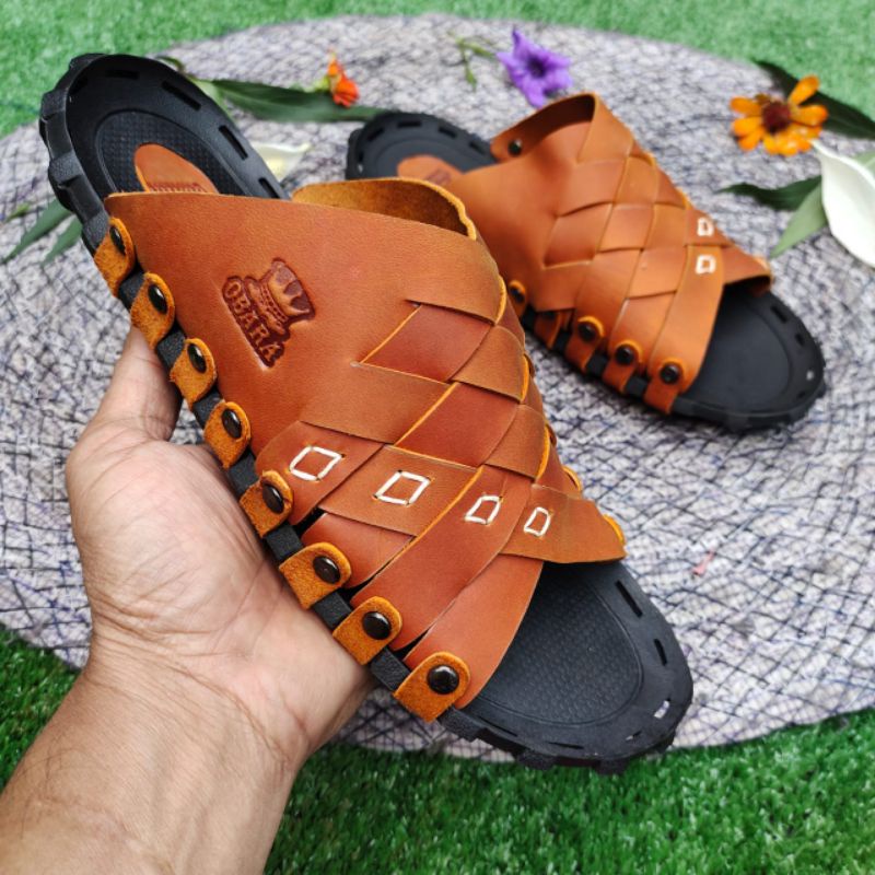 Sendal pria Kulit sapi Asli