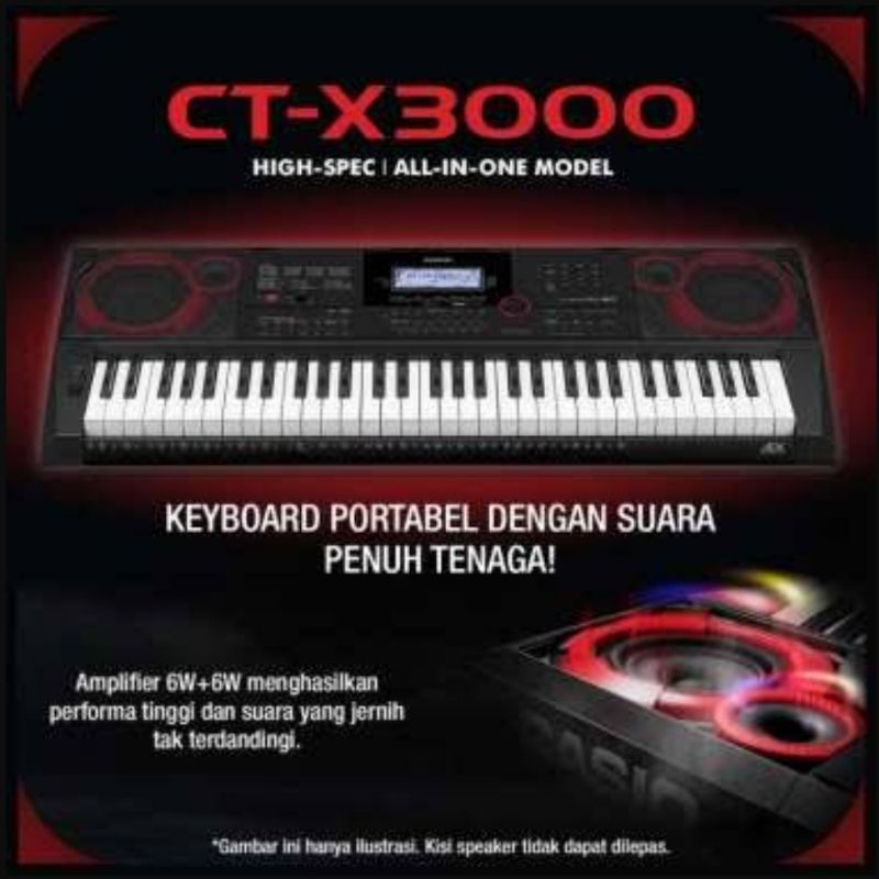 Keyboard Casio CTX3000 CTX 3000 Original