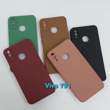 Case ProCamera Soft Matte With Camera Protector 9D Vivo Y12 Y15 Y17 Y91 Y95 Y71