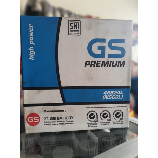 GS aki basah NS60L