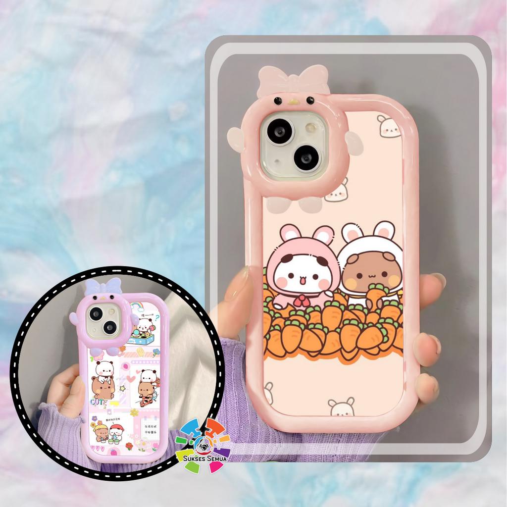 S013 CUSTOM SOFT CASE SILIKON CASING FRAME KAMERA KARAKTER PITACU CUSTOM PENTOL SAMSUNG A03S A03 COR