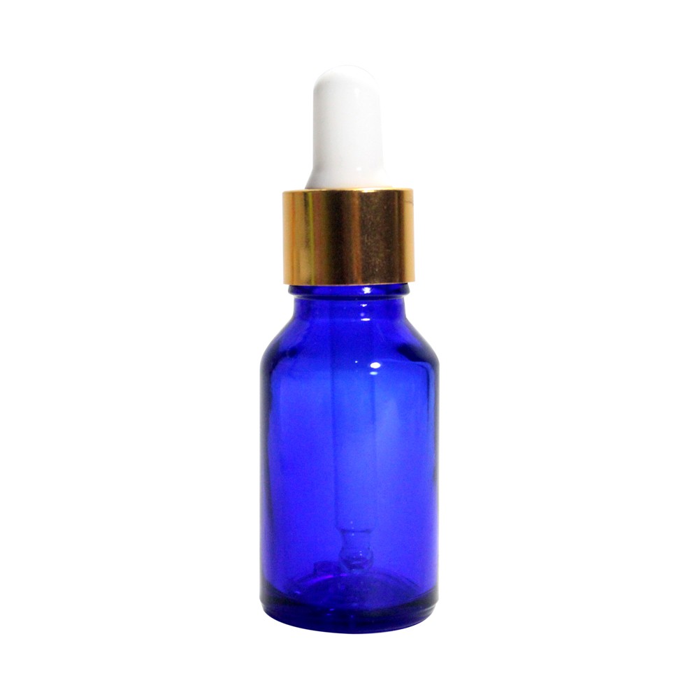 Botol Serum Biru - Botol kosmetik (INDU-14)