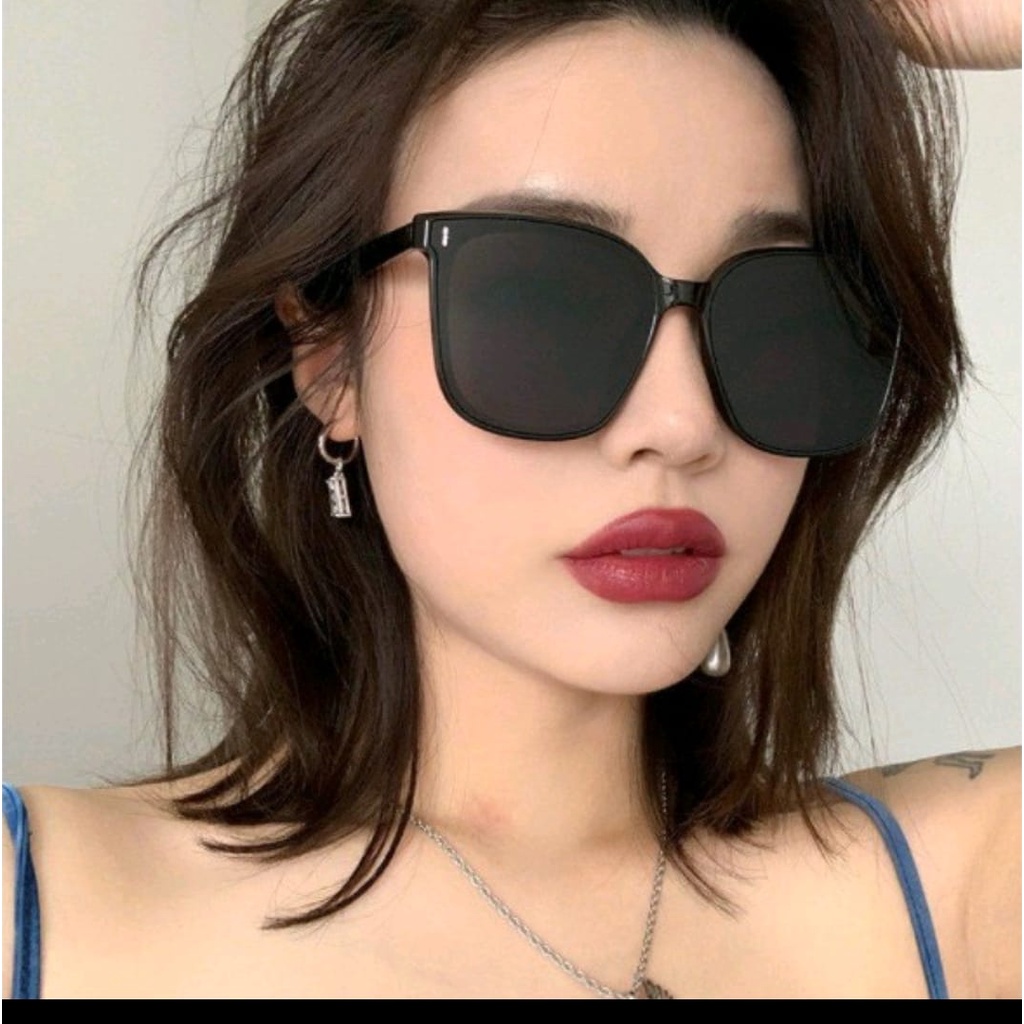 Korean Design Retro Mata Kucing Kacamata Hitam Wanita Sunglasses  BIMG