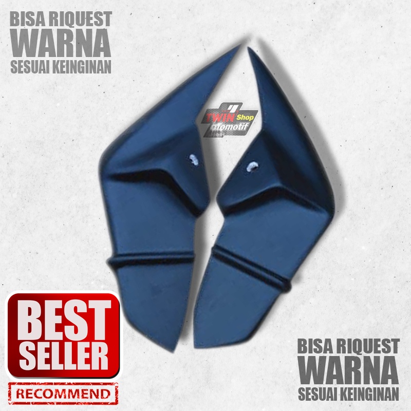 Winglet Aerox connected, kumis aerox new 2021, winglet aerox new 2021 hitam