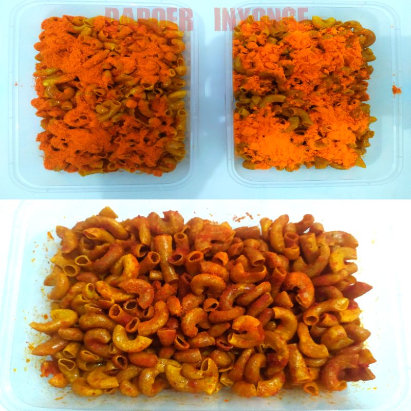 

Makaroni bantet murah Meriah kemasan box 100 gram