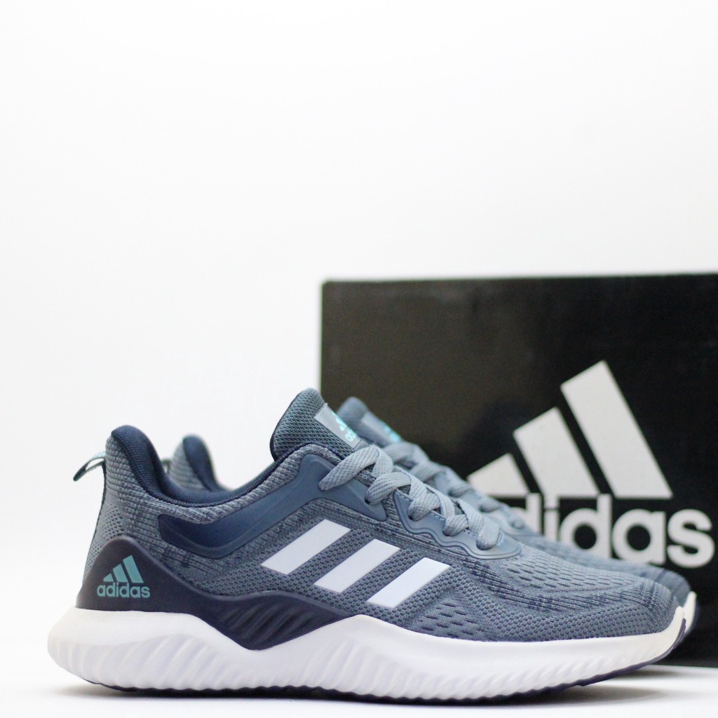 SEPATU ADIDAS ALPHABOUNCE SPORT SIZE 39-44 AD051 IMPORT PREMIUM MADE IN VIETNAM-BIRU