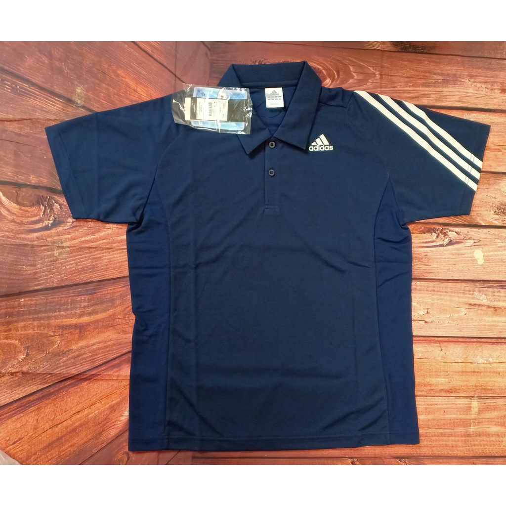 Baju Atasan Kerah Poloshirt Kemeja Pria Adidas Murah Original size L