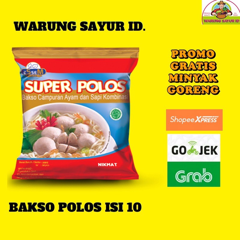 

BAKSO POLOS ISI 10 BAKSO
