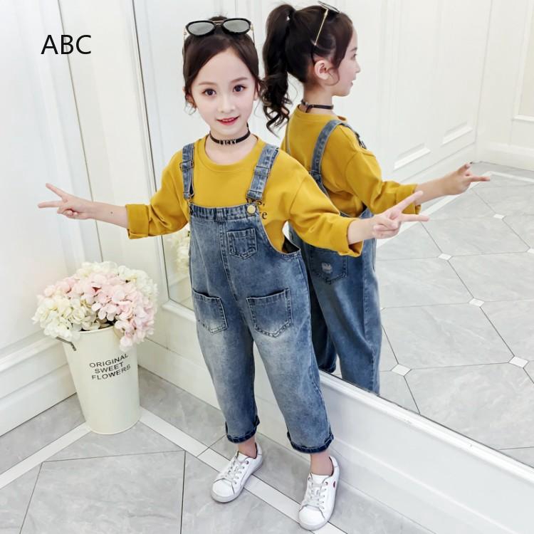 Pakaian anak-anak Sederhana celanajeans cewek baju anak ...