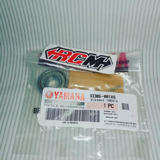 BEARING LAKER LAHER 6001 Z TUTUP 1 ORI YAMAHA YGP ASLI 93306-001X6 rcmyam1 Berkualitas