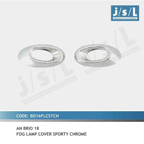 Cover Fog Lamp All New Brio 2018 up Sporty Chrome