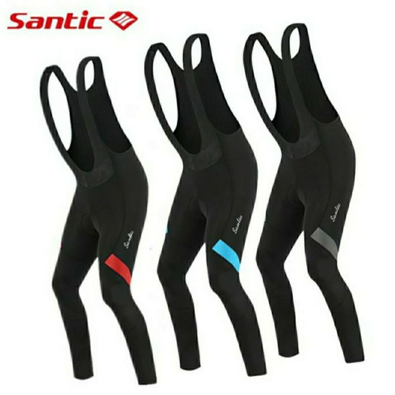 Celana Panjang Padding Bib Santic WM9C04115 Original gowes high quality