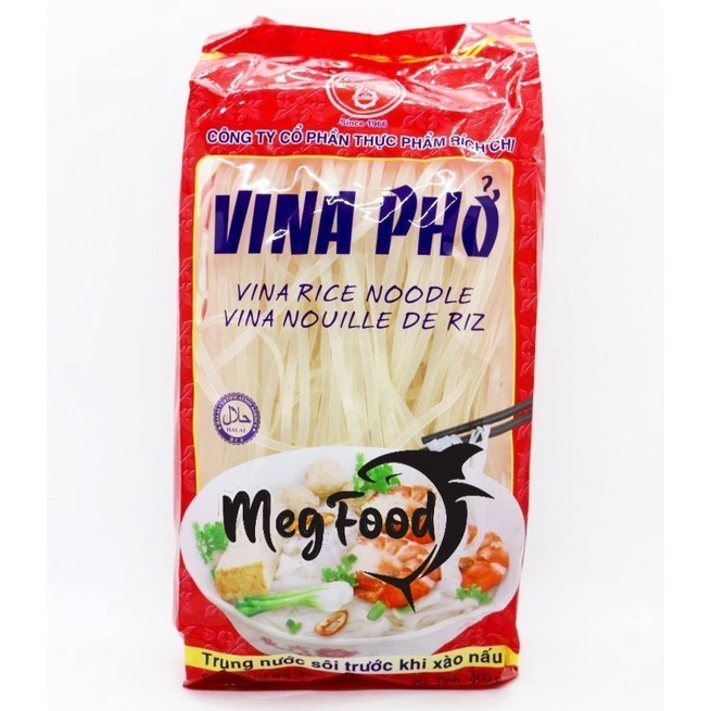 

Bich Chi Vina Pho Rice Noodle / Kwetiaw Mie Beras Vietnam - 400 Gram