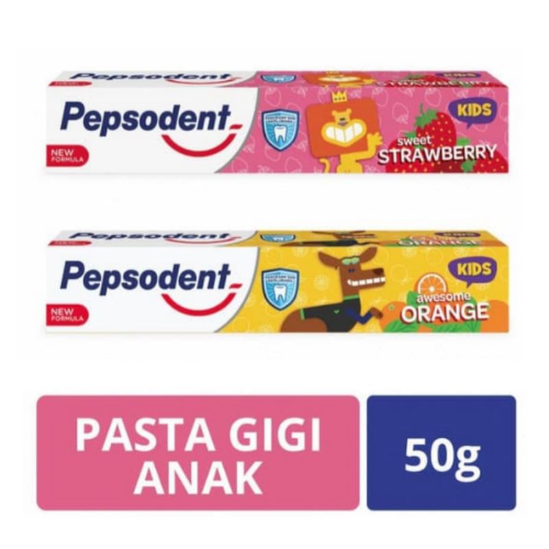 pepsodent Pasta Gigi Kids Rasa - 50gr