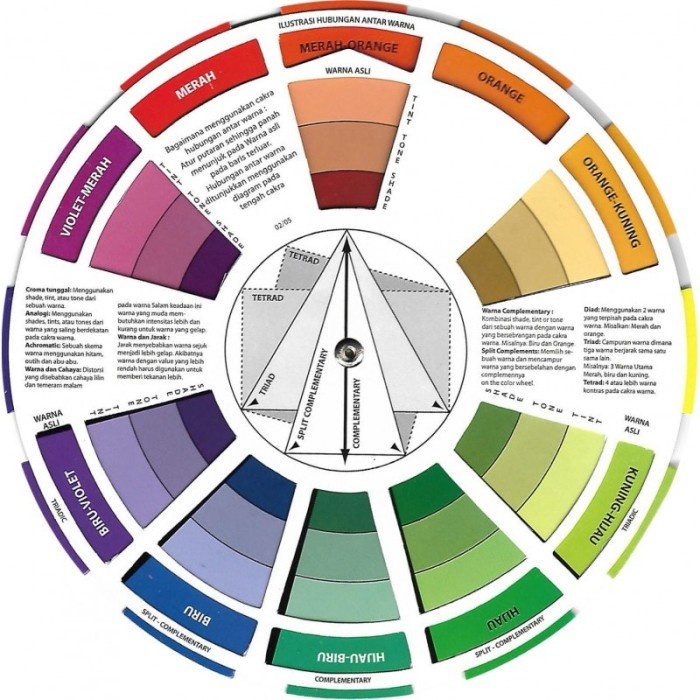 

Terlaris Cakra Warna/ Color (Colour) Wheel/ Panduan Campur Warna/ Diameter 18Cm Sale!!!