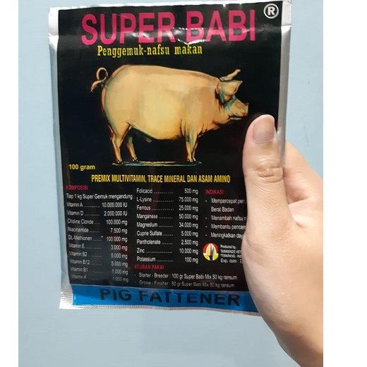 

{T-OVY) {♡) // SUPER BABI 100gr| Penggemuk Babi| Penambah Nafsu Makan Babi {banyak diminati)