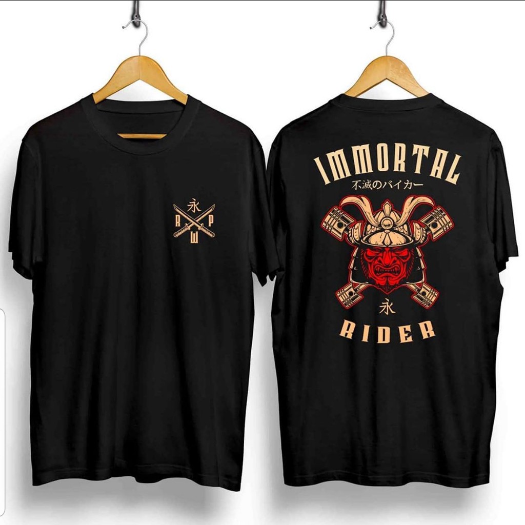 BAJU ATASAN KAOS PRIA DISTRO JF IMMORTAL X DB COTTON COMBAT 30S