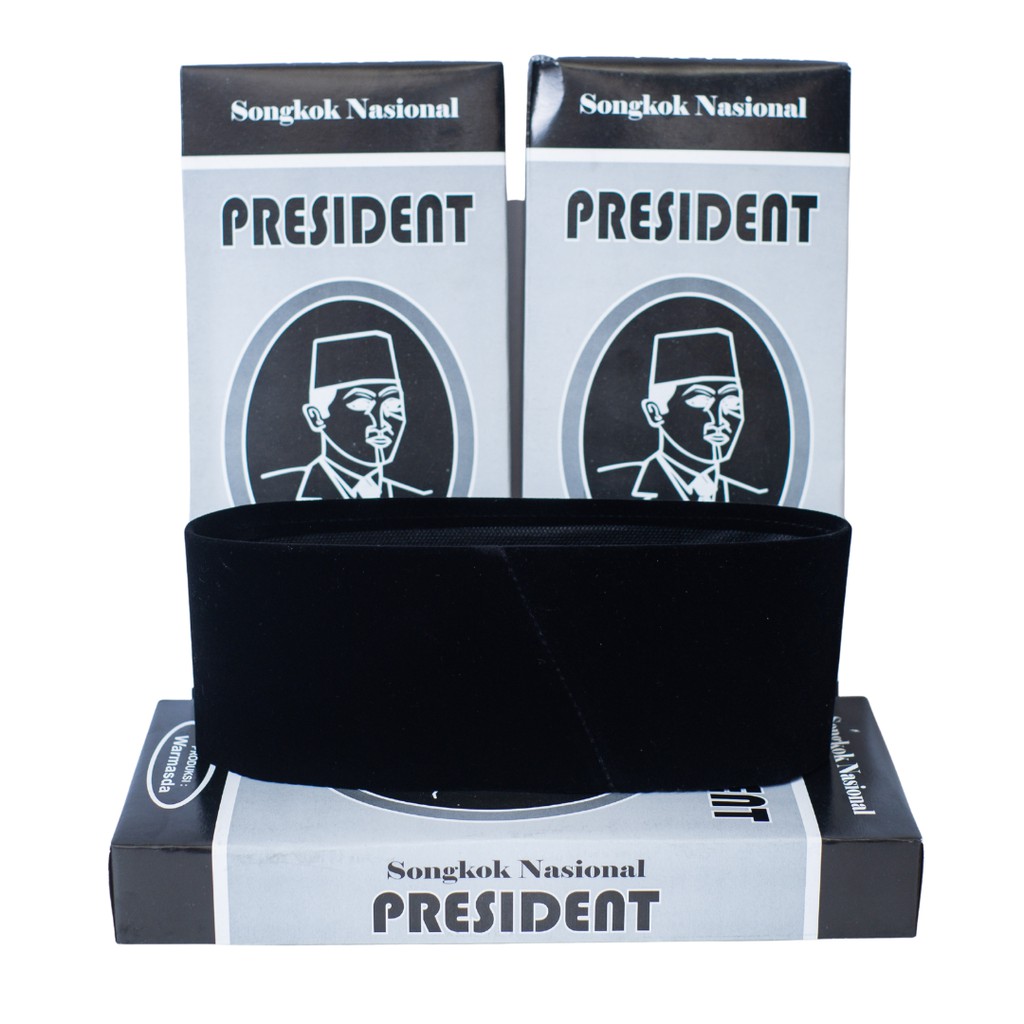 Songkok President Dewasa Hitam