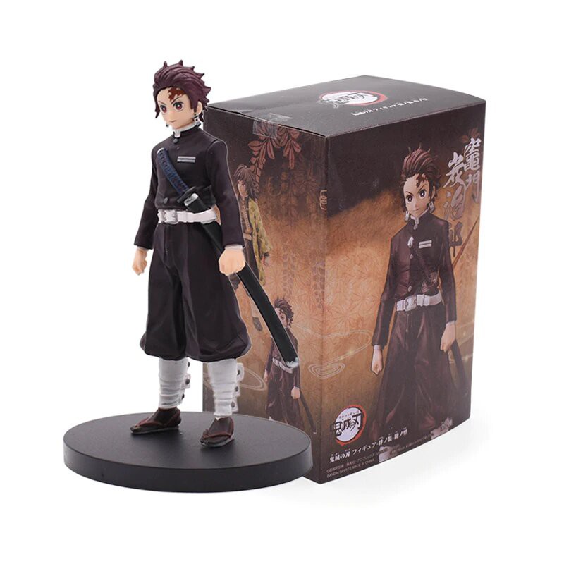 Action Figure KIMETSU NO YAIBA - Miniatur Pajangan Mainan Topper Demon Slayer Tanjiro Nezuko Giyuu-7