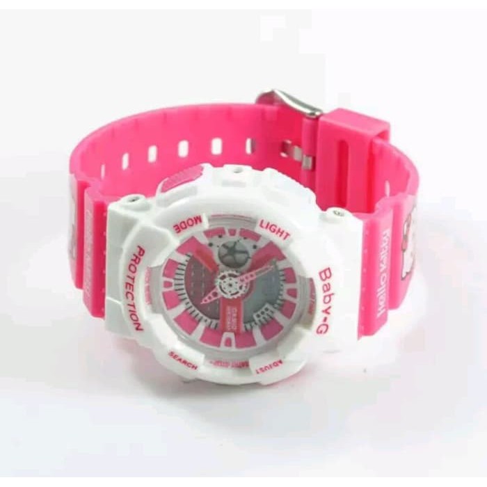JAM TANGAN WANITA ANAK CASIO BABY G BABY-G BA110 110 HELLO KITTY