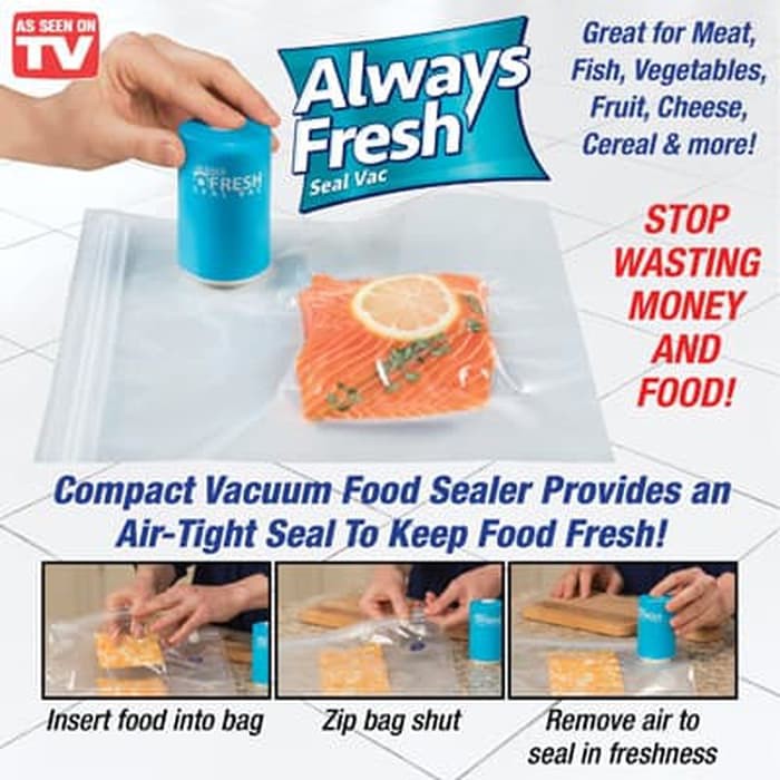 Vaccum Sealer Always Fresh Seal Vac - Vaccum Makanan Agar Tetap FRESH